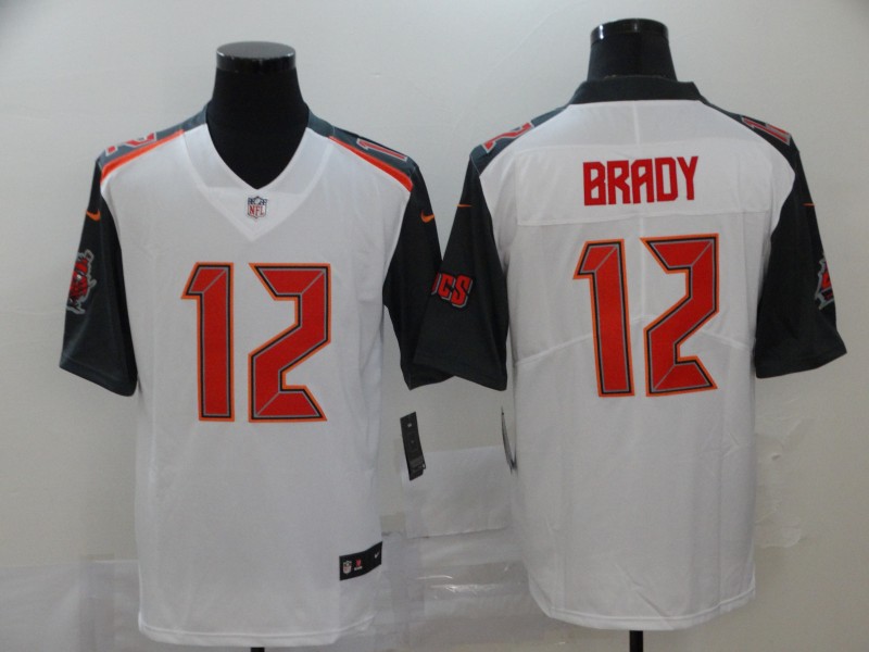 Men Tampa Bay Buccaneers #12 Tom Brady White Nike Limited Vapor Untouchable NFL Jerseys